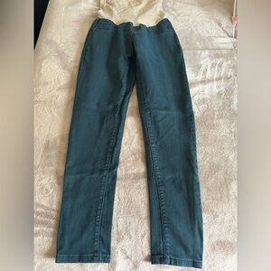 Dark Green Skinny Jeans
